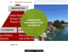 Tablet Screenshot of firstservestrategies.com